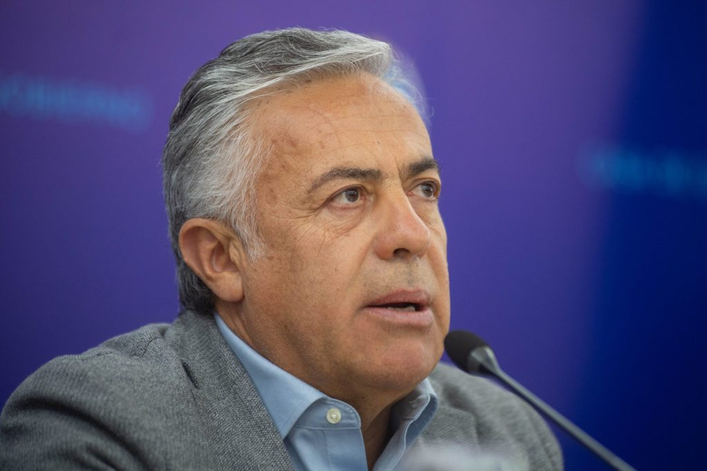 Cornejo recorrió obras en Luján junto al ministro de&nbsp;Educación