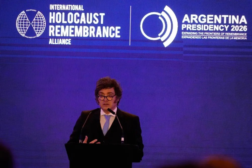 Milei encabezó en Buenos Aires un plenario internacional dedicado a la memoria del&nbsp;Holocausto